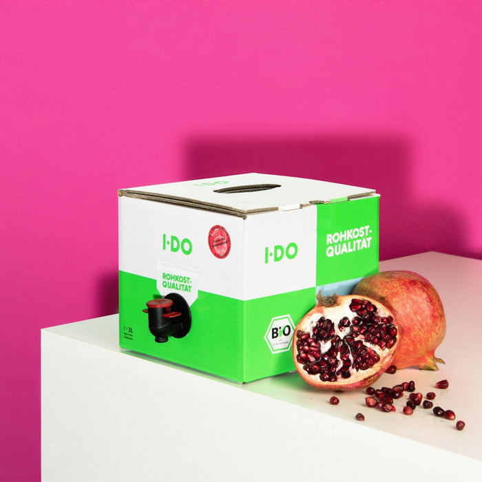 Bio Granatapfelsaft in Rohkostqualität · Kaltgepresster · Nie erhitzt - Green Shopping Days