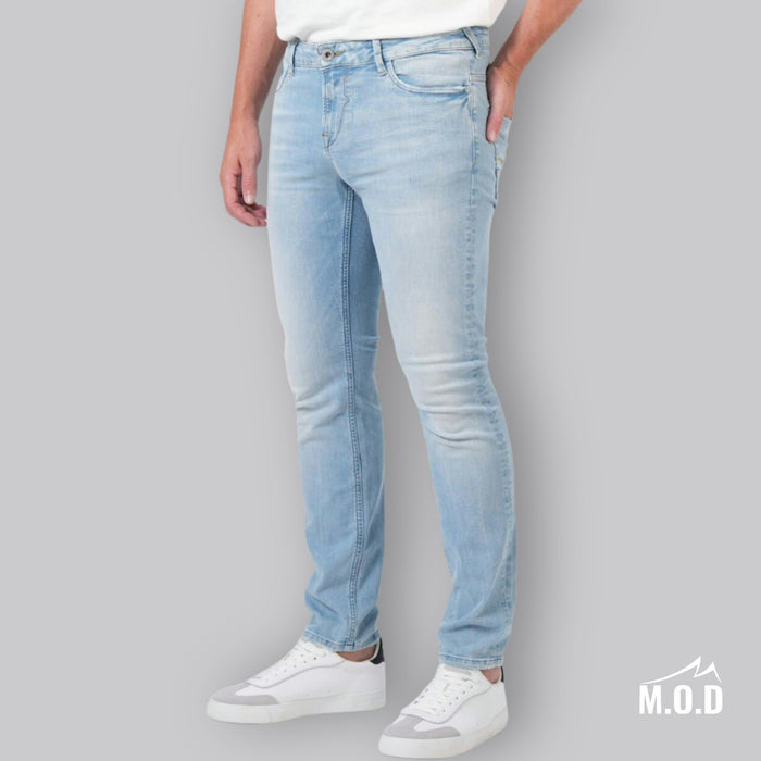 M.O.D Herren 5 Pocket Jeans Slim Fit - Green Shopping Days