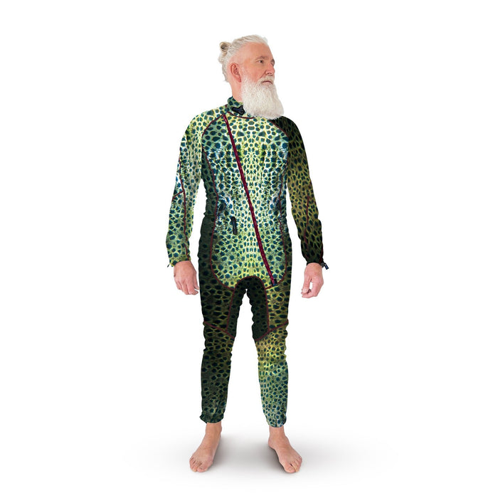 #neoprenefree Oceanos Fish Skin Fullsuit “Hydra Nation” - Green Shopping Days