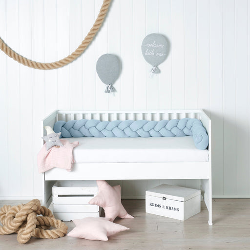 Baby Bettnest geflochten für Babybetten 200 cm Strick - Green Shopping Days