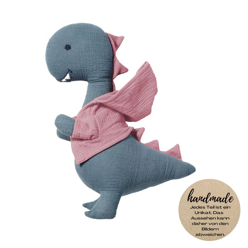 Baby Kuscheltier Musselin Dinosaurier Dino Plüschtier - Green Shopping Days