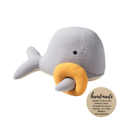 Baby Kuscheltier Musselin Wal Walfisch Plüschtier - Green Shopping Days