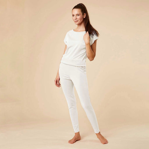 Bequemer Yoga - Jumpsuit Saraswati Creme "Made in Germany" - Green Shopping Days