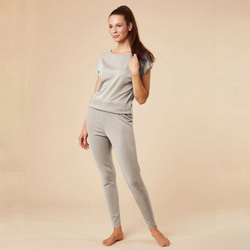 Bequemer Yoga - Jumpsuit Saraswati Taupe "Made in Germany" - Green Shopping Days