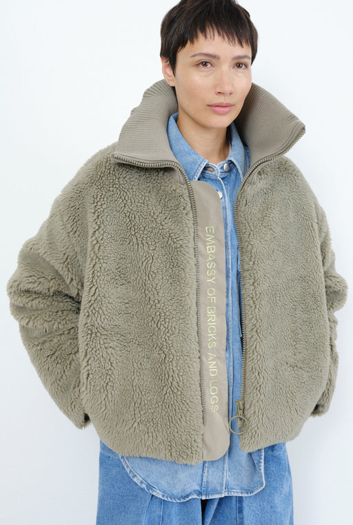 Bomberjacke Teddy Korsika Blassoliv - Green Shopping Days