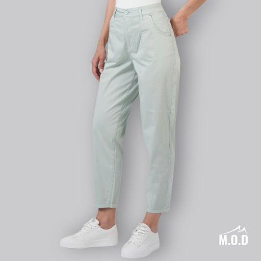 Damen Hosen 5 Pocket Ballon Fit Coco Chino - Green Shopping Days