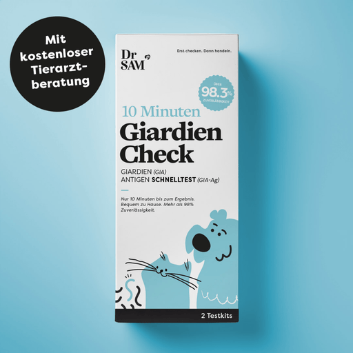 Giardien Check - Antigen Selbsttest | Dr. SAM - Green Shopping Days