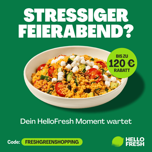 HelloFresh Kochbox - Green Shopping Days