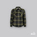 Hemdjacke Herren Flanell Regular Fit Men Basic Flanell Shirt - Green Shopping Days
