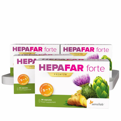 Hepafar Forte PREMIUM Mariendistel - Kapseln 4x - Green Shopping Days