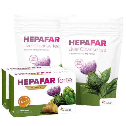 Hepafar Paket zur Leberentgiftung [1 - Monatspaket] - Green Shopping Days