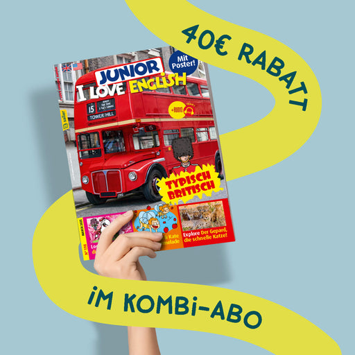 I Love English Junior Kombi - Abo - Green Shopping Days
