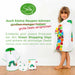 Kapuzenhandtuch Raupe Nimmersatt, 100 x100 - Green Shopping Days