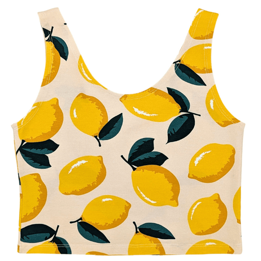 Lemon Bio - Baumwolle Cropped Tank - Top - Green Shopping Days