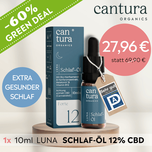 LUNA Schlaf - Öl 12% CBD 10ml - Green Shopping Days