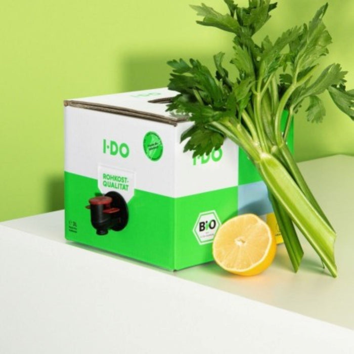 Selleriesaft kaufen in der 3 - Liter - Box - Rohkostqualität · Kaltgepresster · Nie erhitzt - Green Shopping Days