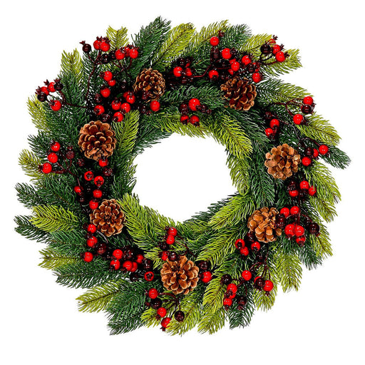 Türkranz »Winterbeere« - Wiederverwendbarer Kunststofftürkranz - Green Shopping Days