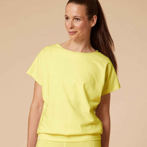 Yogashirt Kuschel - Indrani Lichtgelb "Made in Germany" - Green Shopping Days