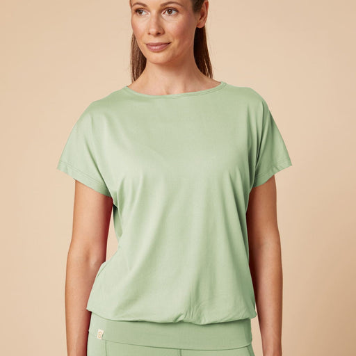 Yogashirt Kuschel - Indrani Lindgrün "Made in Germany" - Green Shopping Days