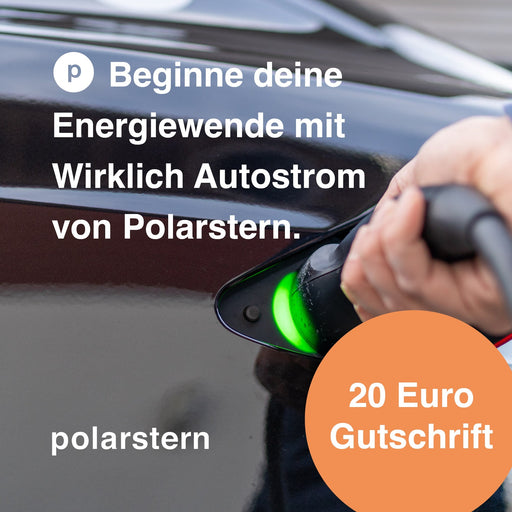 Wirklich Autostrom. 100 % reiner Ökostrom zum Laden und Fahren. - Green Shopping Days
