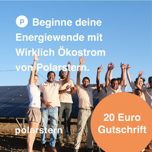 Wirklich Ökostrom. 100 % reiner Ökostrom mit doppeltem Impact. - Green Shopping Days